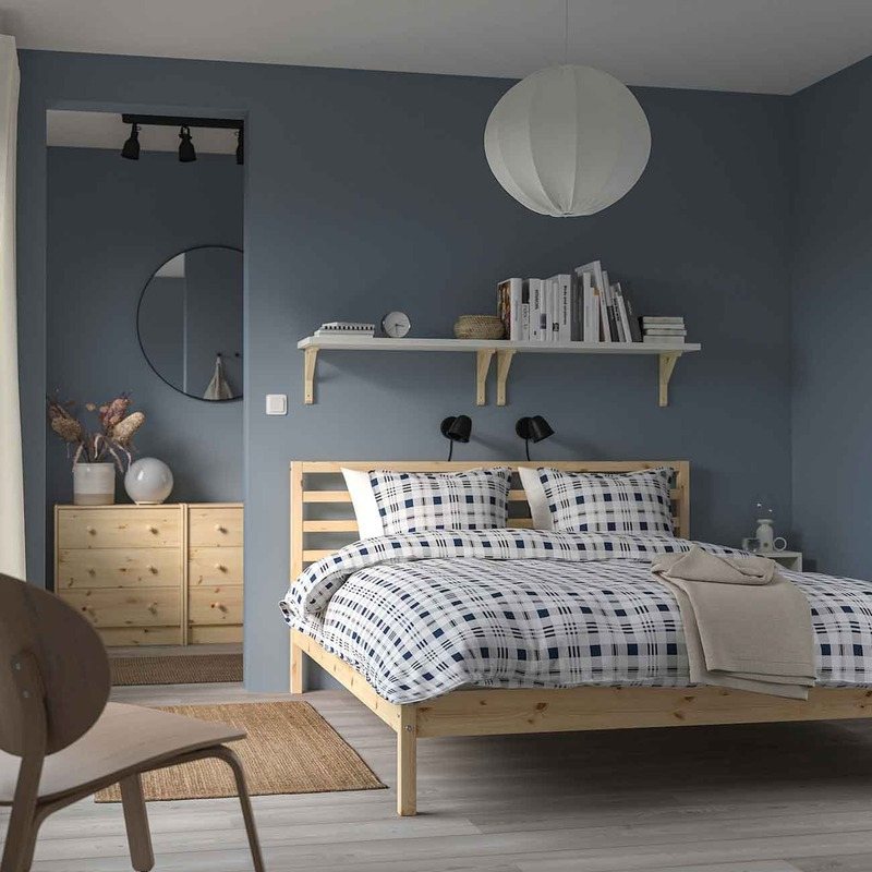 تخت خواب دو نفره ایکیا مدل IKEA TARVA